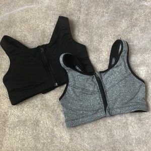 Front Zip Sports Bras